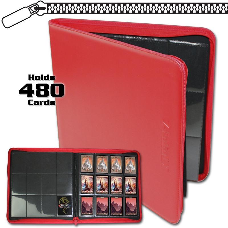 Z-Folio 12-Pocket LX Album - Red