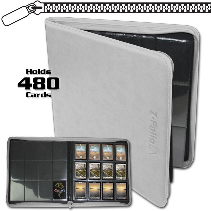 zfolio card binder BCW Z-Folio LX 9-Pocket Zippered Toploader Binder at King Card Canada