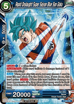 Goku SSJ Blue | Greeting Card