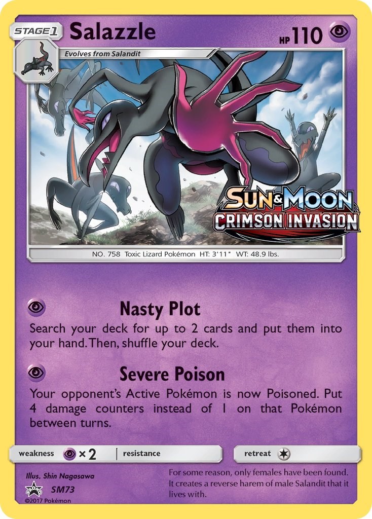Salazzle card artwork