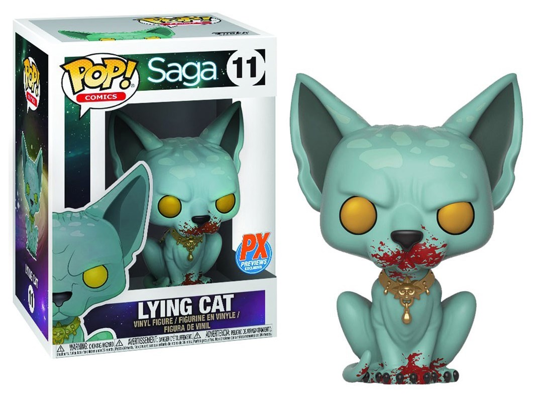 Saga: Lying Cat (Blood Spattered) (Previews Exclusive) - Pop! Vinyl - Funko