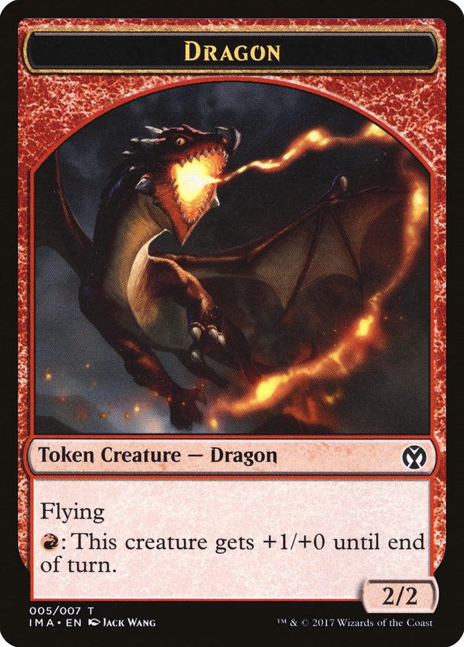 Dragon Token (005) - Iconic Masters - Magic: The Gathering