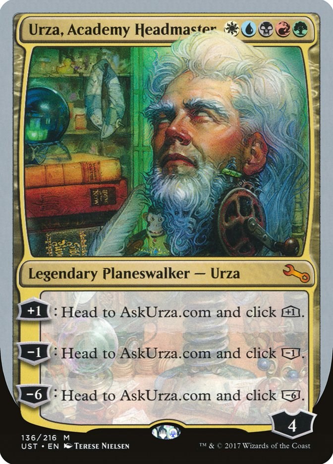 Urza, Academy Headmaster - Unstable - Magic: The Gathering