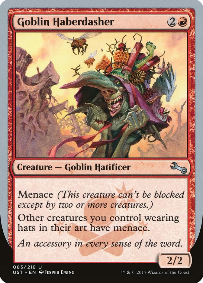 Goblin Haberdasher - Unstable - Magic: The Gathering