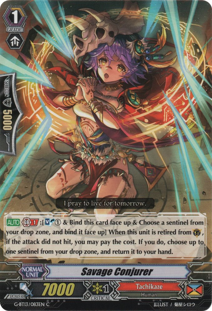 Savage Conjuror - Ultimate Stride - Cardfight Vanguard