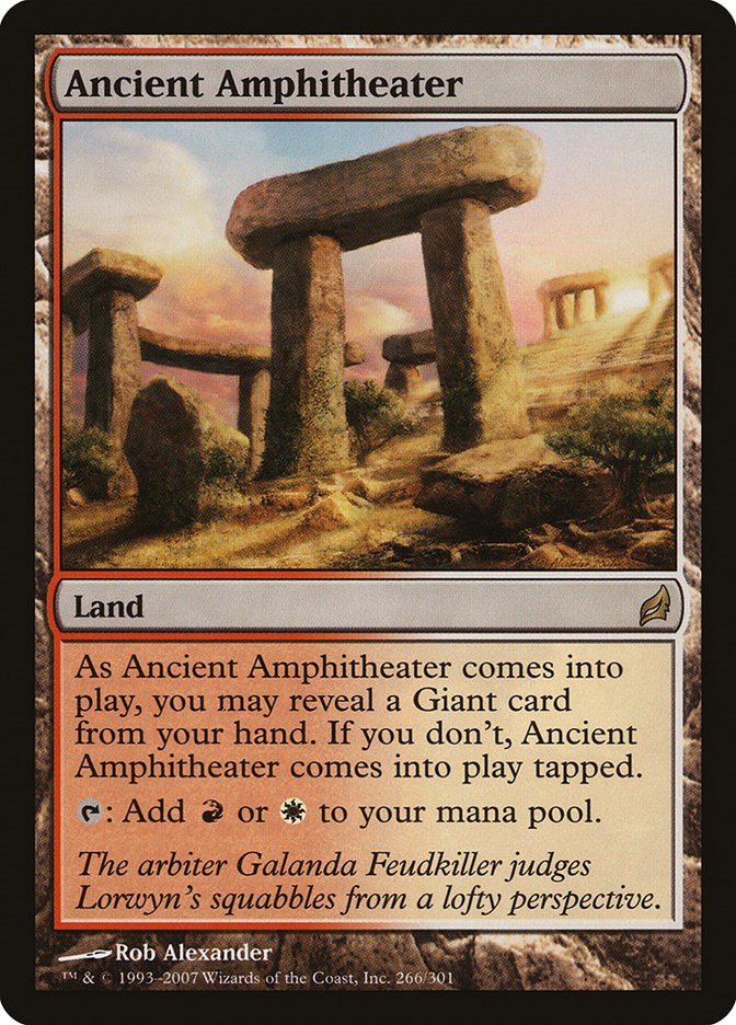 Ancient Amphitheater - Lorwyn - Magic: The Gathering