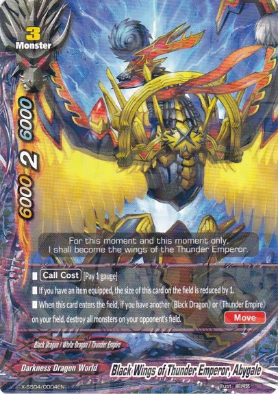 Black Wings of Thunder Emperor, Abygale - X Duel Chest - Future Card ...