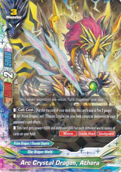 Arc Crystal Dragon, Athora - X Duel Chest - Future Card BuddyFight