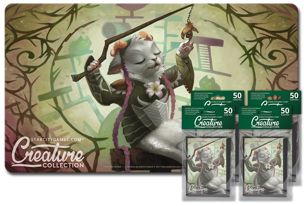 Star City Games Player Bundle Imperious Purrfect (Playmat and 4x