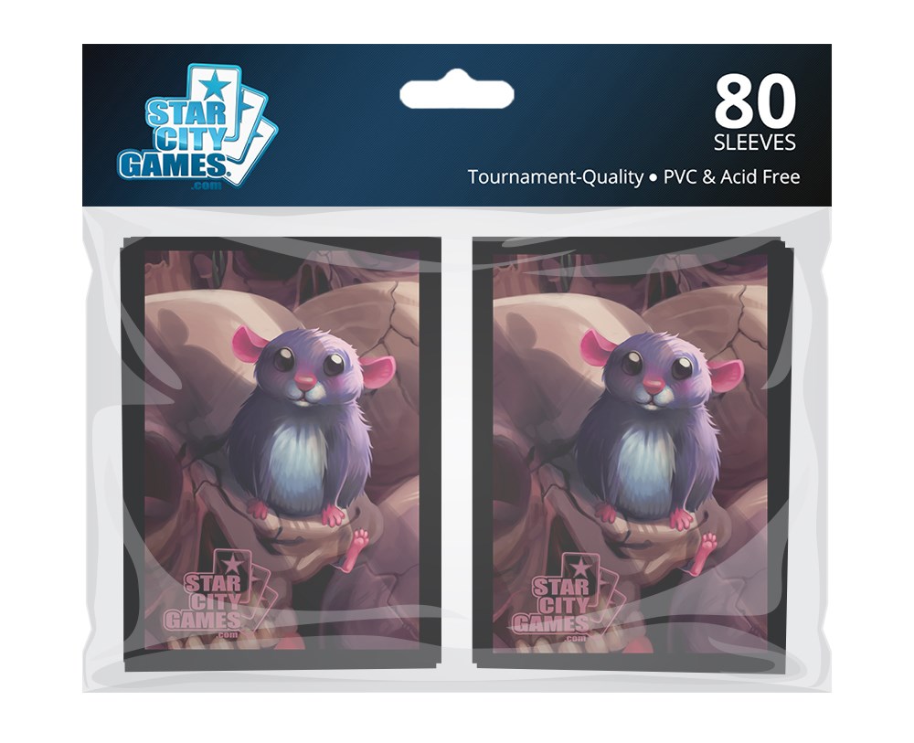 Star City Games Gloss Sleeves - Rat (80-Pack) - Star City Games Card Sleeves  - Card Sleeves