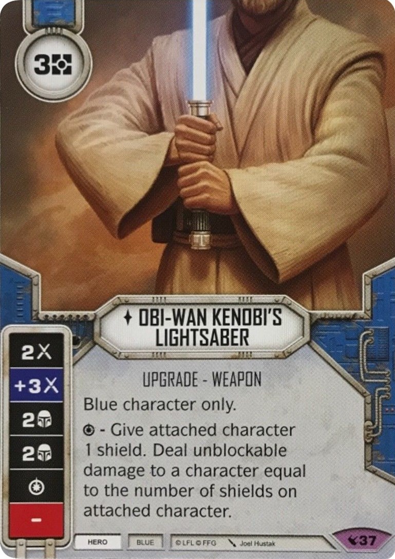 Obi-Wan Kenobi's Lightsaber (Card Only) - Legacies - Star Wars