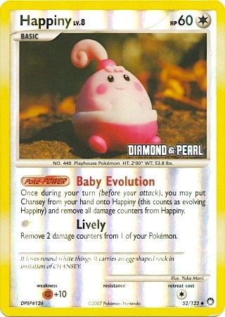 Happiny card artwork