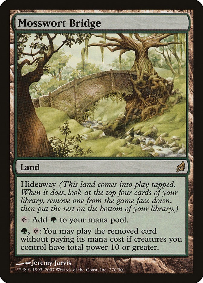 Mosswort Bridge Lorwyn Magic The Gathering