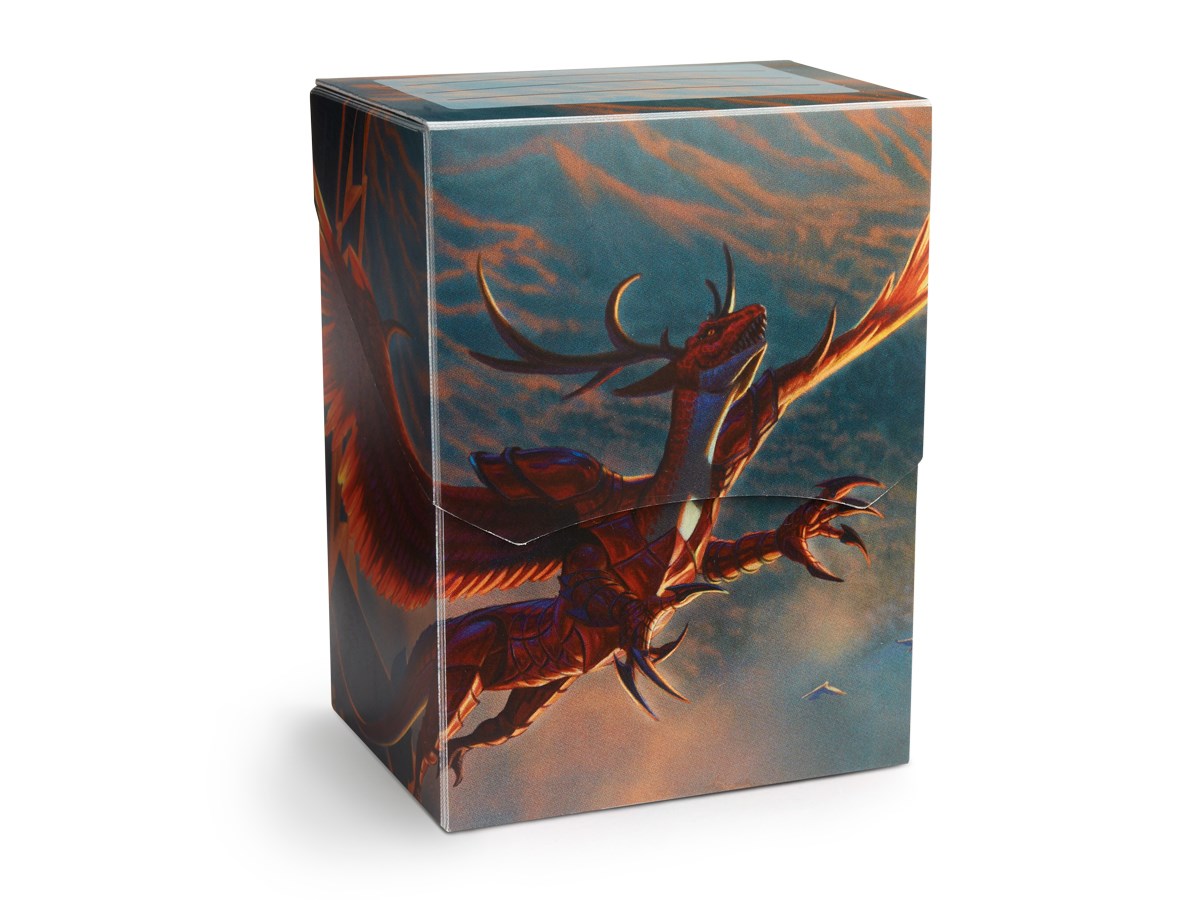 Dragon Shield Deck Shell - Crimson Logi (Holds 75+) - Dragon Shield ...