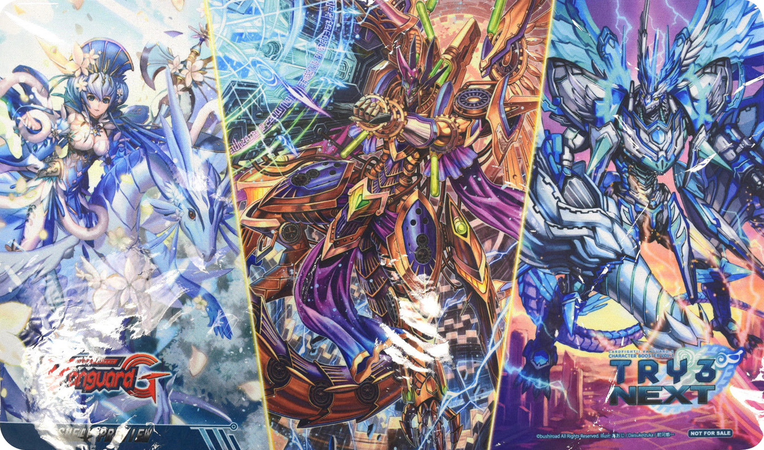 Cardfight!! Vanguard Sneak Preview Playmat: G-CHB01 TRY3 NEXT ...