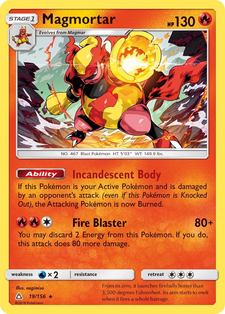 Magmortar card artwork