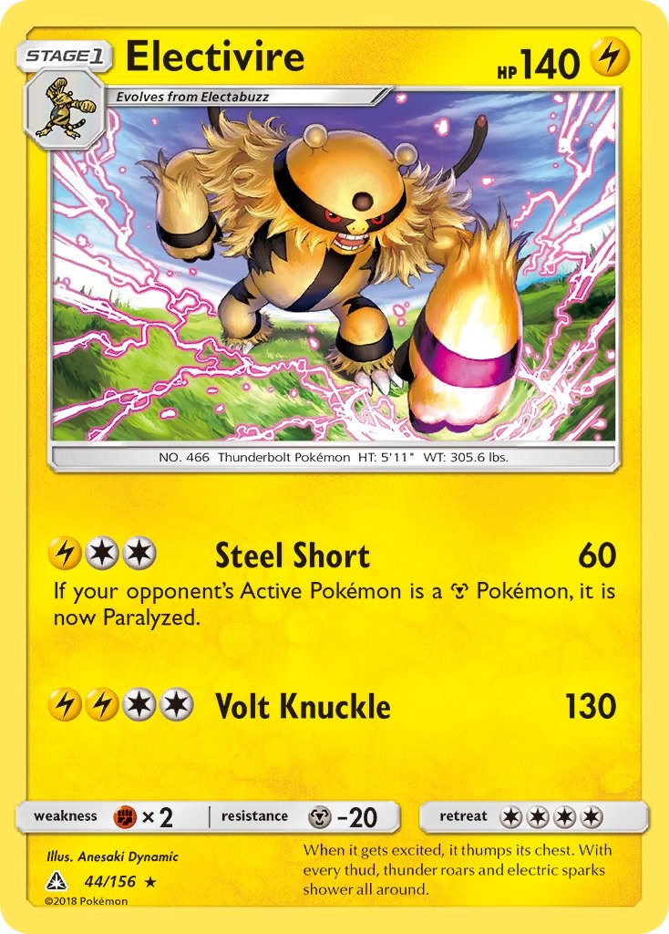 Electivire card artwork