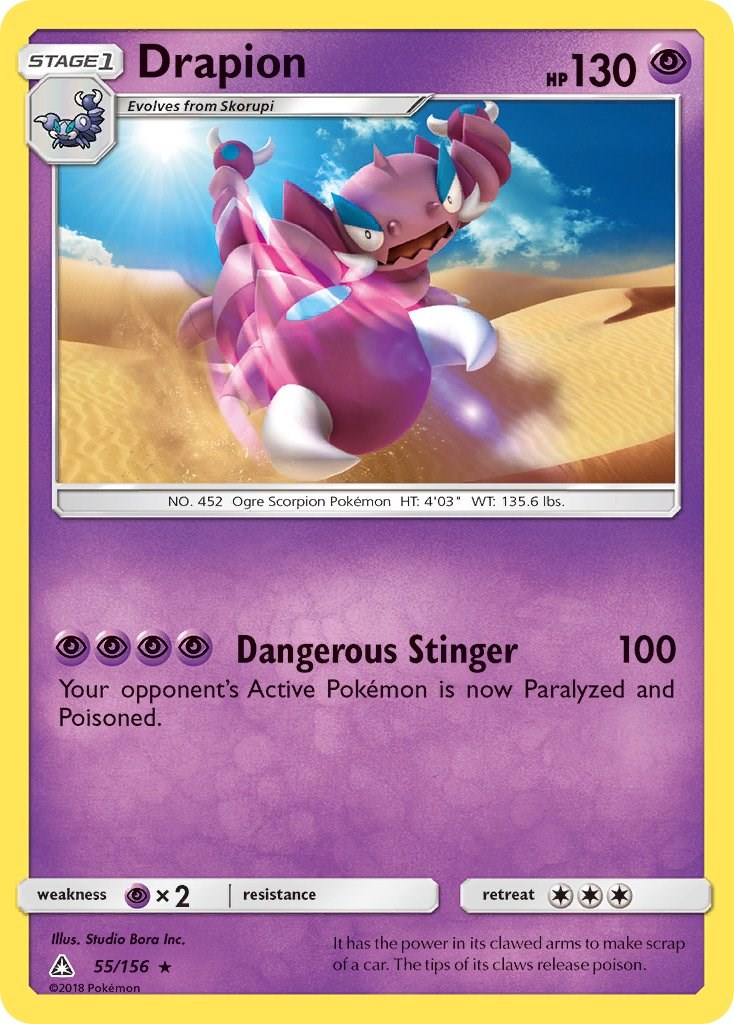 Drapion card artwork