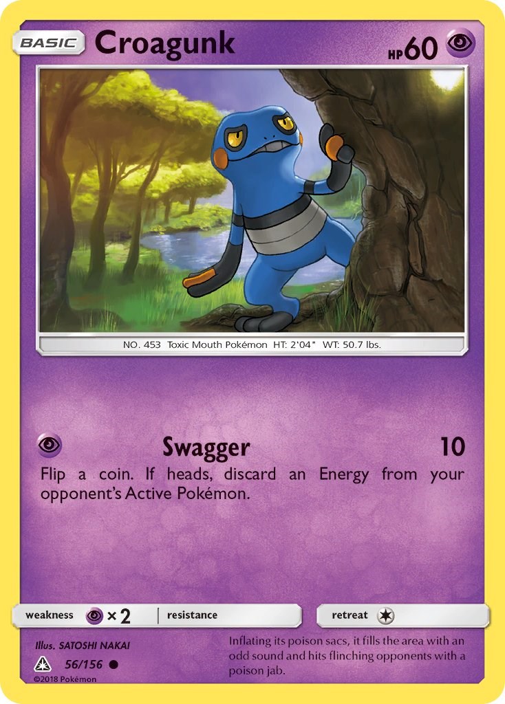 Croagunk card artwork