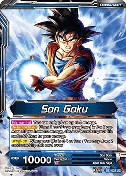 Near Mint Son GokuHeightened Evolution SS3 Son Goku Returns BT9-127 