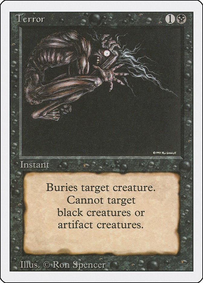 ►Magic-Style◄ MTG French Revised FBB Terror / Terreur EX+ 