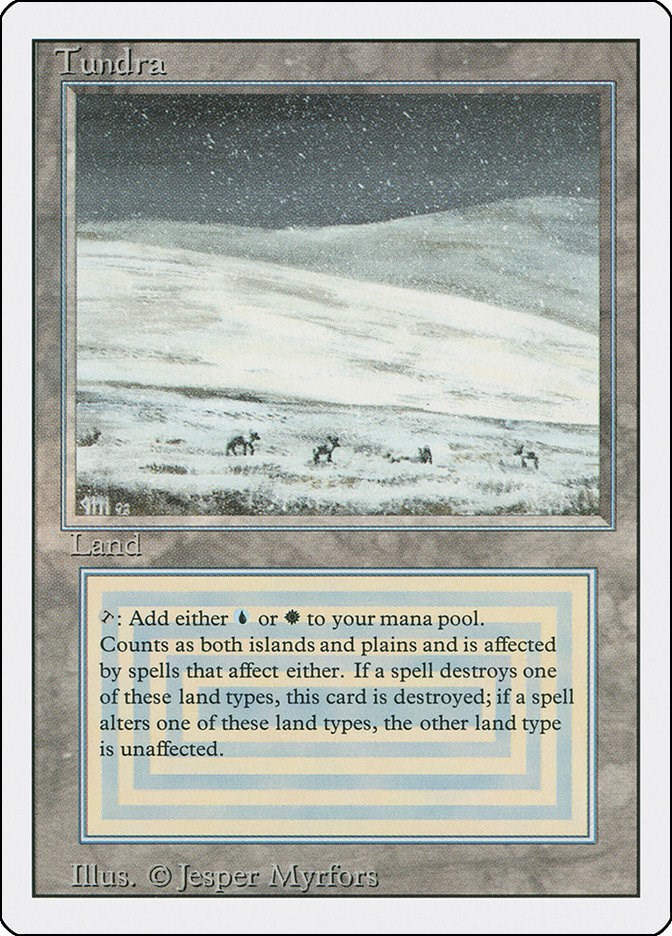 Tundra - Revised Edition - Magic: The Gathering