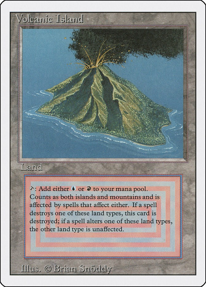 MTG Volcanic Island 3ED English edition 