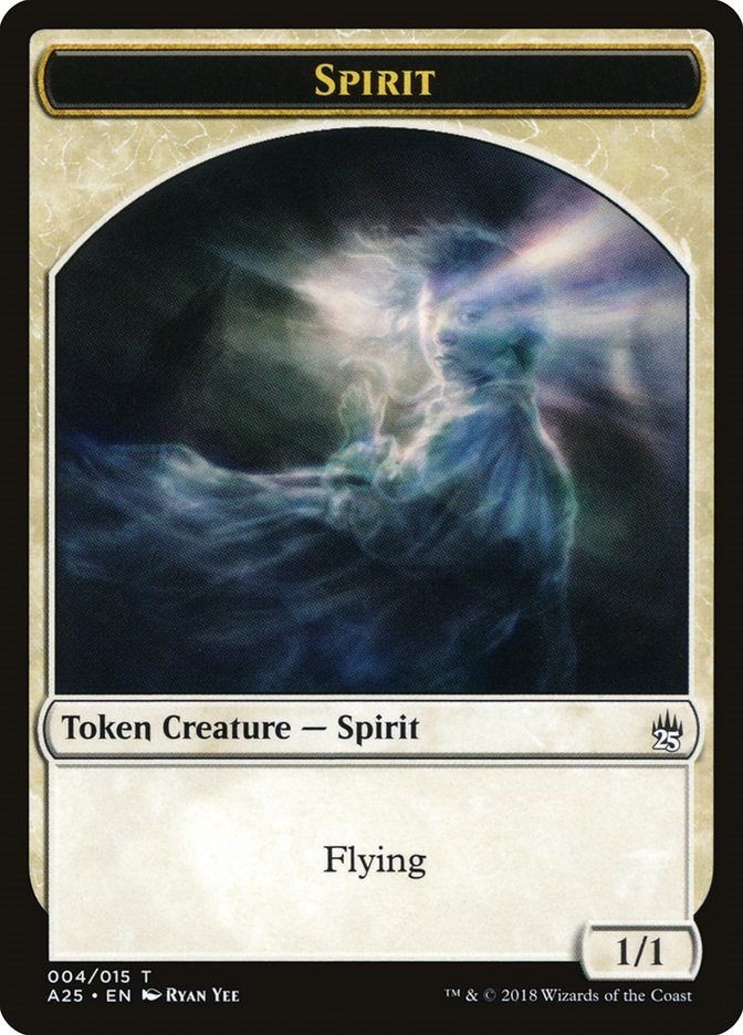Spirit Token (004) - Masters 25 - Magic: The Gathering