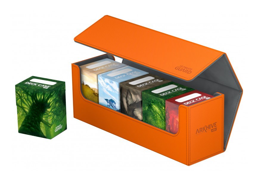 Arkhive Flip Case Orange Ultimate Guard Deck Boxes Deck Boxes