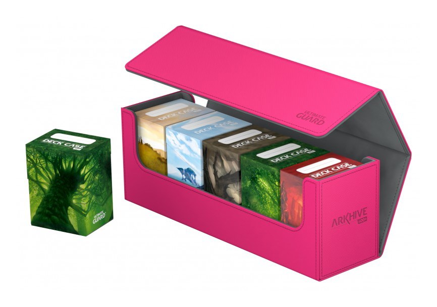 Arkhive Flip Case Pink Ultimate Guard Deck Boxes Deck Boxes