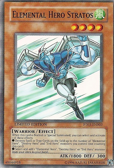 Elemental HERO Stratos - Pharaoh Tour Promos - YuGiOh