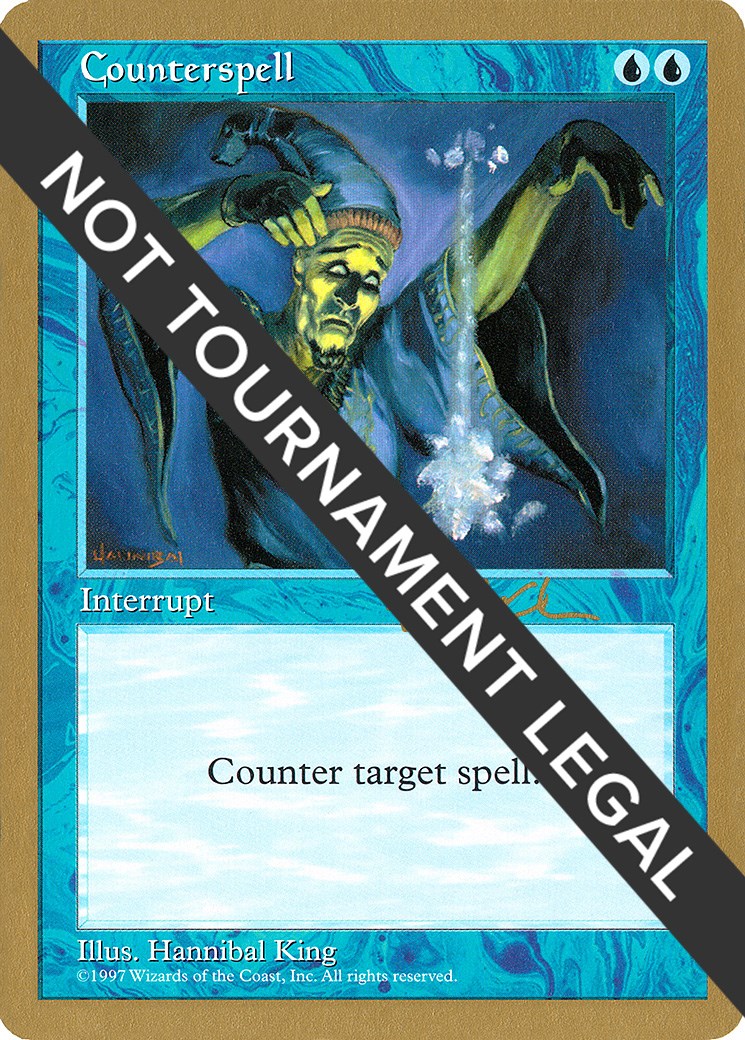 Counterspell 1997 Paul McCabe (5ED) World Championship Decks
