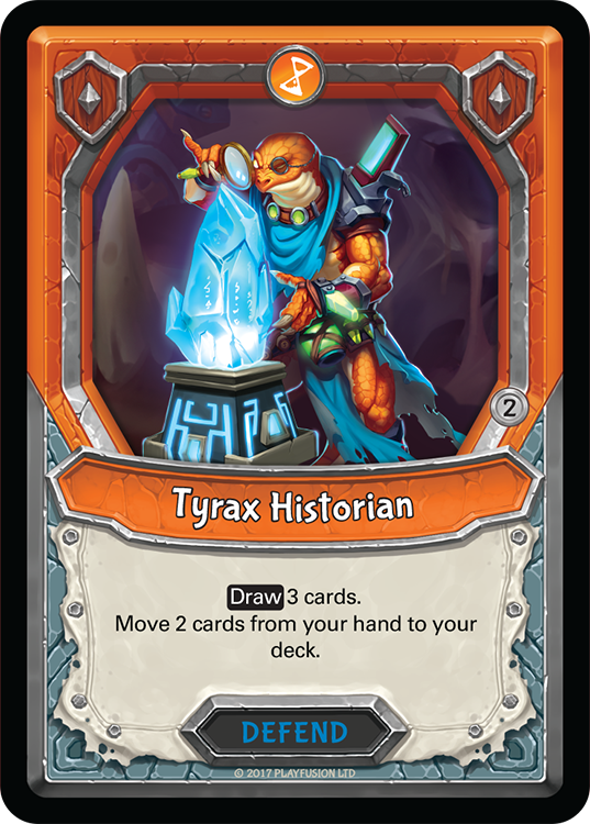 Tyrax Historian (Unclaimed) - Mythical - Lightseekers TCG