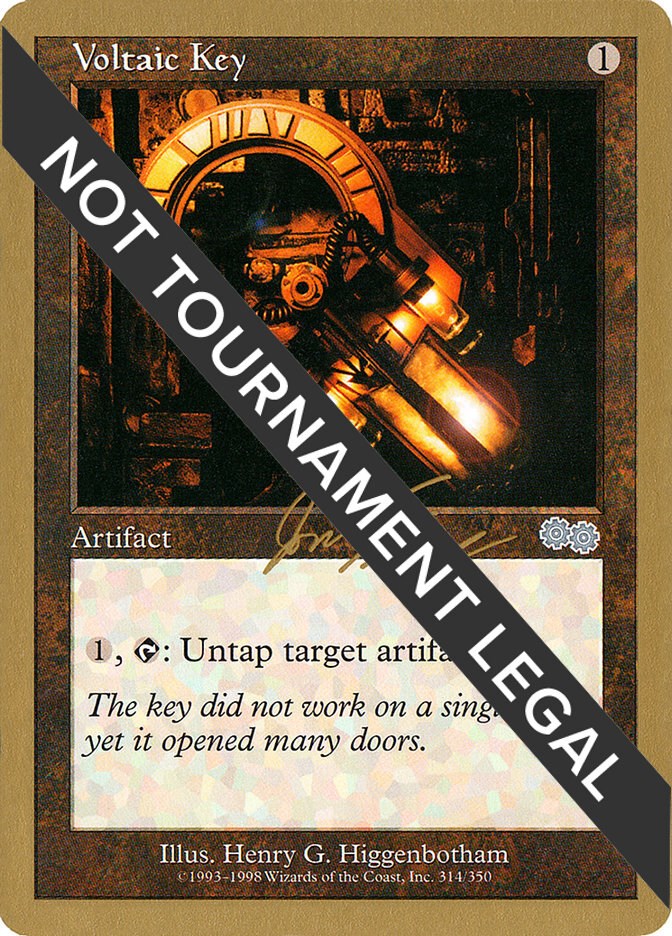 Voltaic Key 2000 Jon Finkel (USG) World Championship Decks Magic