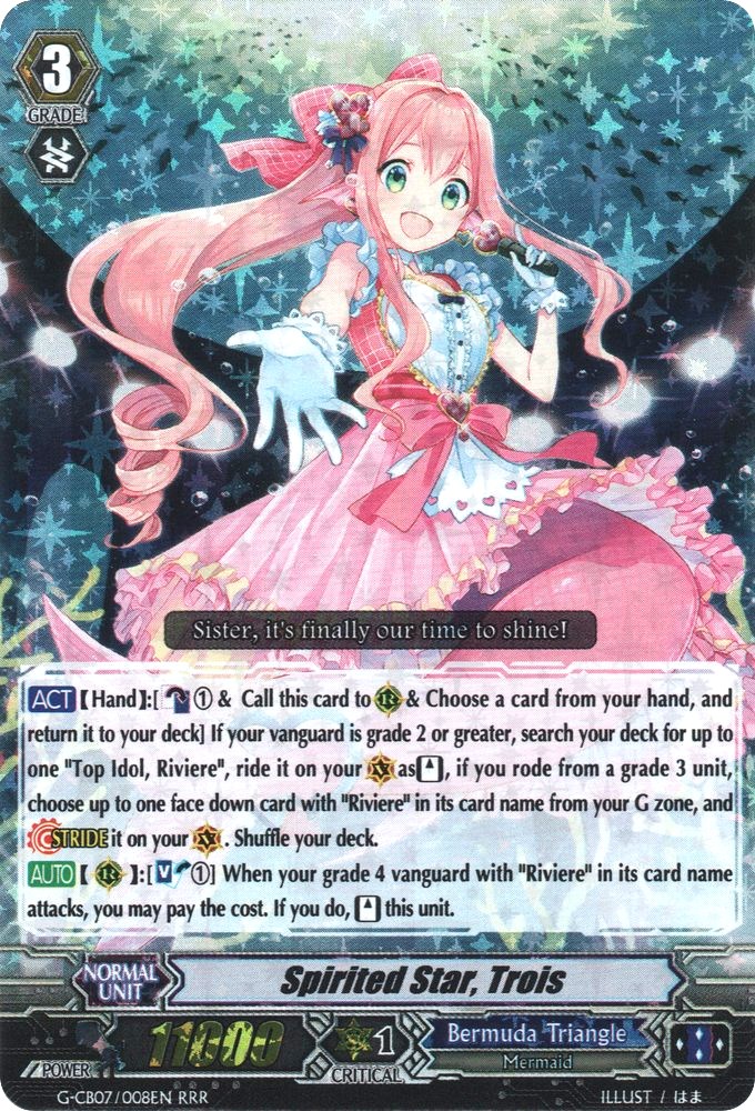 Spirited Star, Trois - G-CB07: Divas' Festa - Cardfight Vanguard