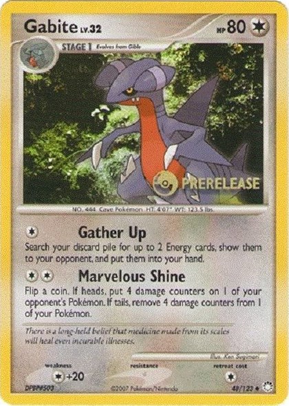 Gabite card artwork