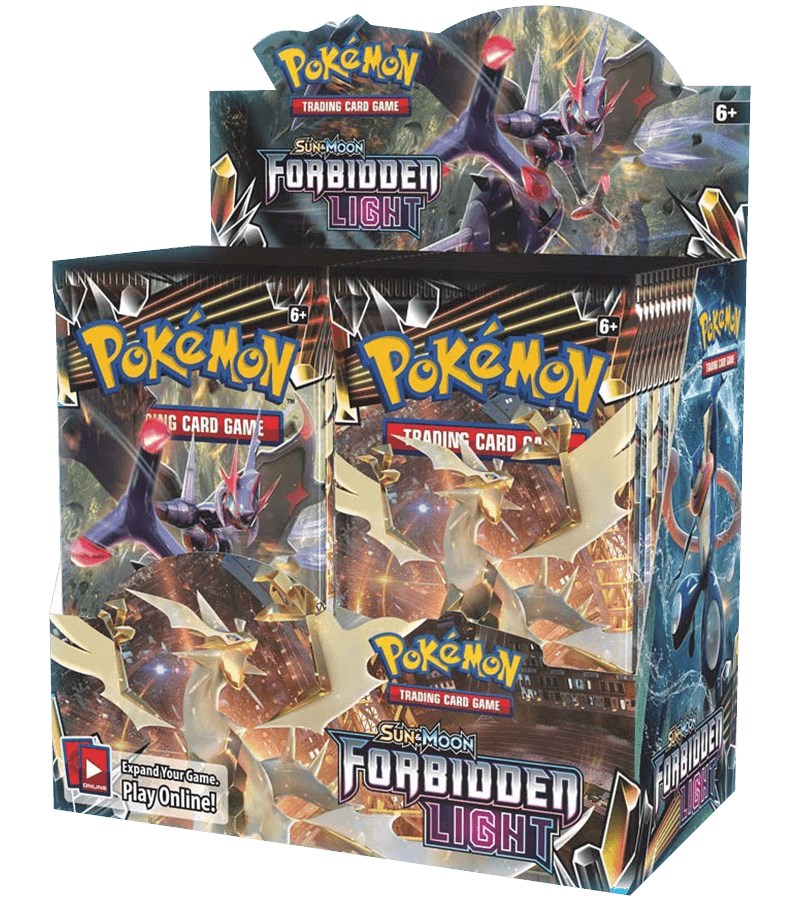 Pokemon FORBIDDEN LIGHT Booster box factory Sealed Pokemon Company USA release 