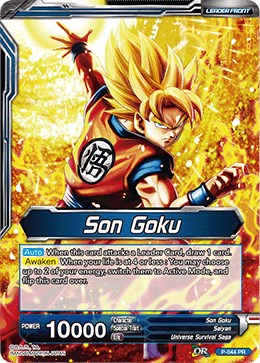 Son Goku // Full Power Son Goku - Promotion Cards - Dragon Ball Super ...