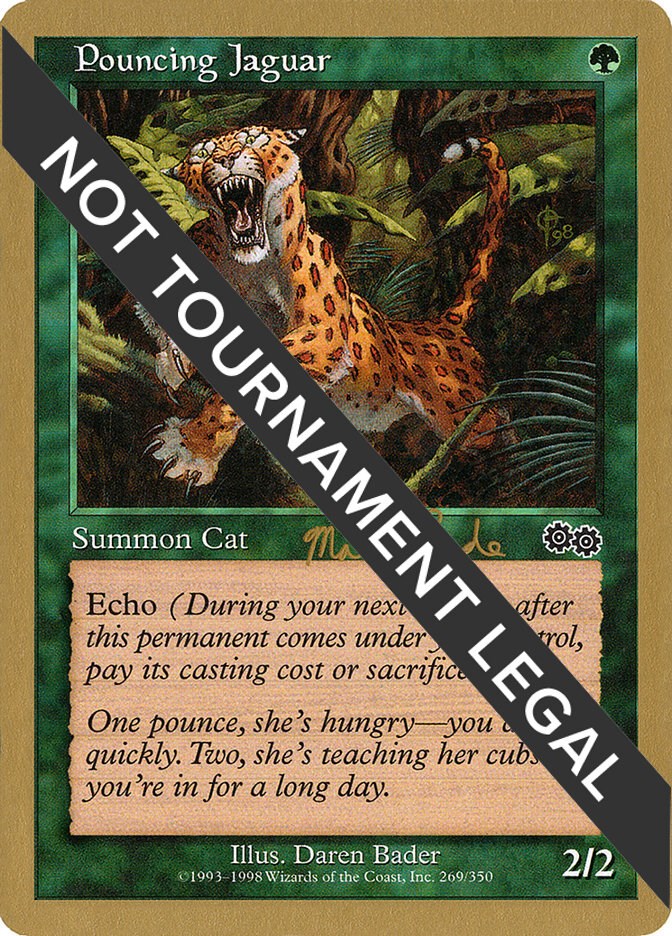 Pouncing Jaguar - 1999 Matt Linde (USG) - World Championship Decks