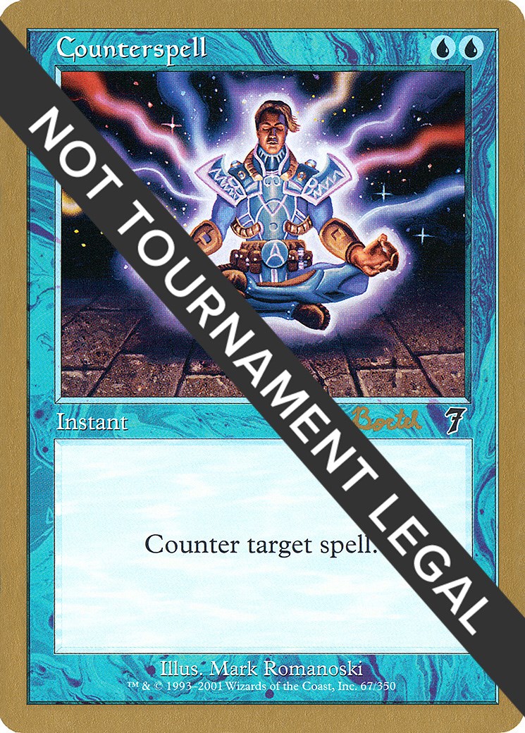 Counterspell 2001 Alex Borteh (7ED) World Championship Decks