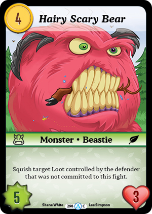 Hairy Scary Bear - Season 1 - Munchkin Ccg