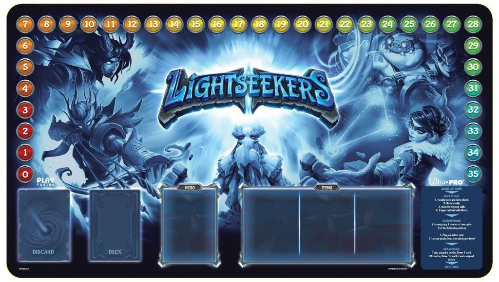 Blue Burst playmat for Lightseekers Ultra Pro Playmats Playmats