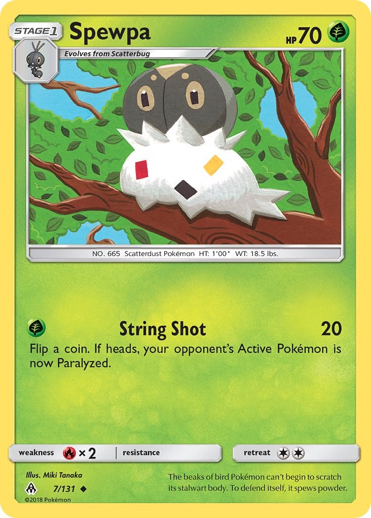 Spewpa card artwork