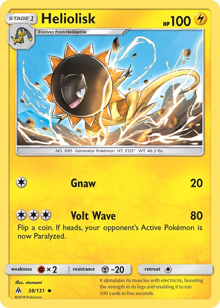 pokemon helioptile card