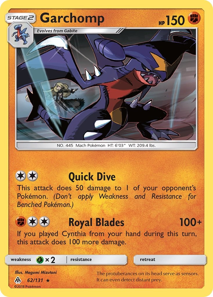 Garchomp card artwork