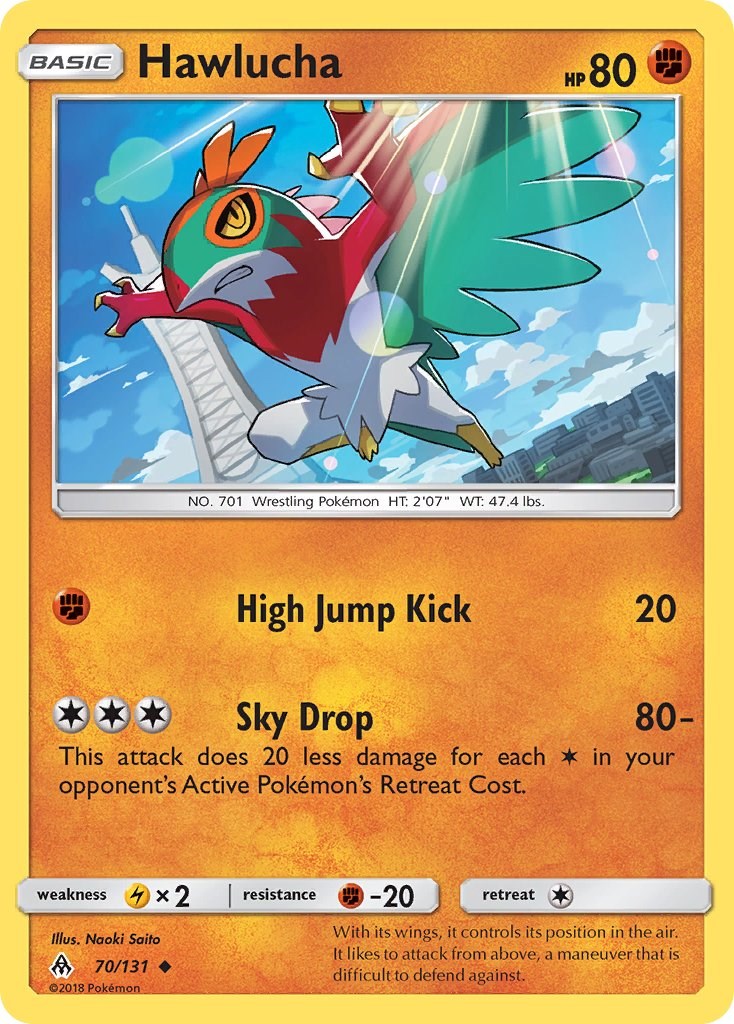 Hawlucha card artwork