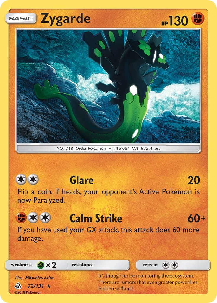 Zygarde card artwork