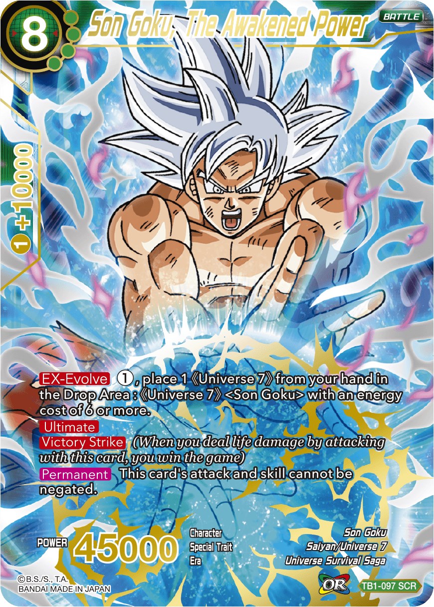 Common Green Exploding With Energy BT6-055 C Dragonball Super: SS Son Goku 