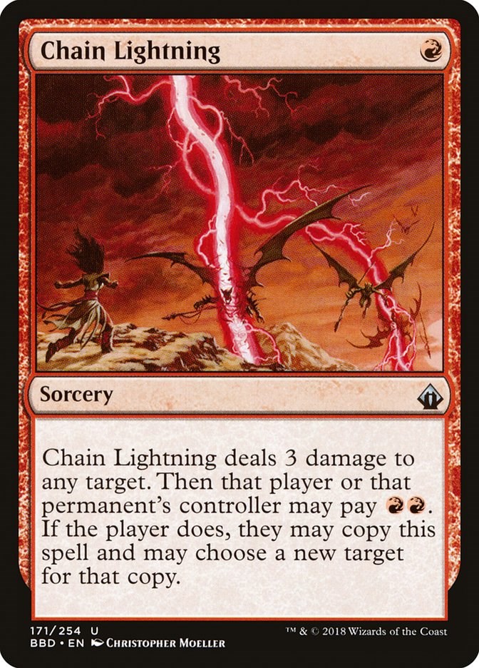 Chain Lightning - Battlebond - Magic: The Gathering