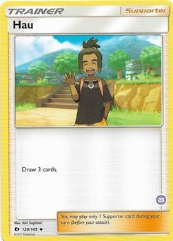 Hau (23) (Alolan Sandslash Half-Deck) card artwork